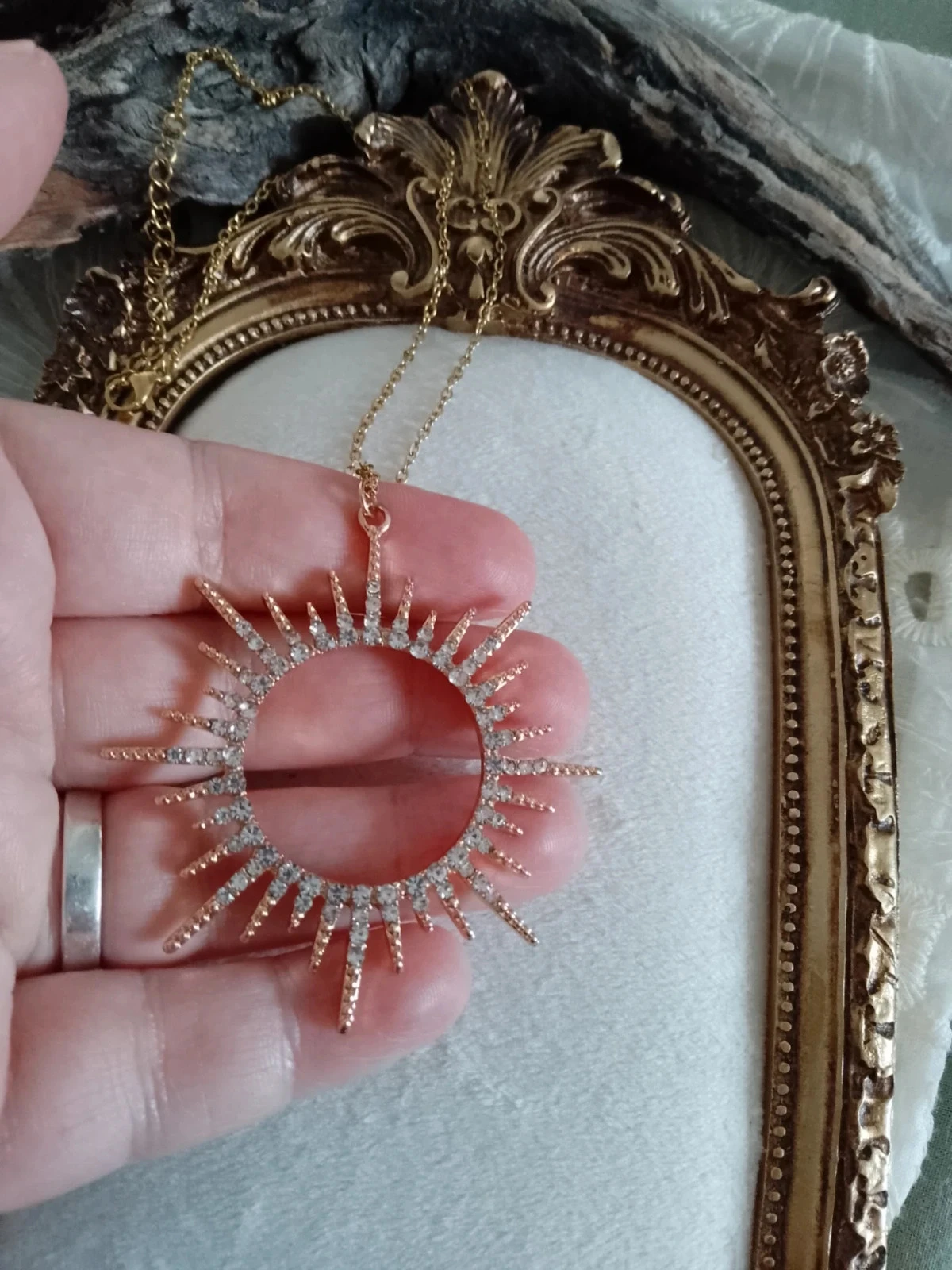 Gouden zonneboheemse ketting – photo 2
